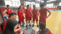 热爱运动 拥抱阳光篮球友谊赛